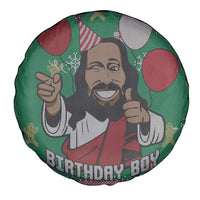 Birthday Boy Jesus Spare Tire Cover African Christian - Wonder Print Shop