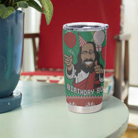 Birthday Boy Jesus Tumbler Cup African Christian - Wonder Print Shop