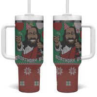 Birthday Boy Jesus Tumbler With Handle African Christian - Wonder Print Shop
