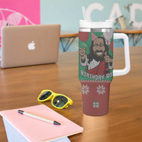 Birthday Boy Jesus Tumbler With Handle African Christian - Wonder Print Shop