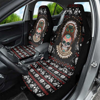 Warrior Of Indian Skull Car Seat Cover Native American - Wonder Print Shop