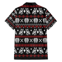 Warrior Of Indian Skull Family Matching Puletasi and Hawaiian Shirt Native American - Wonder Print Shop