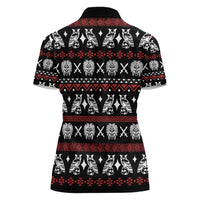 Warrior Of Indian Skull Women Polo Shirt Native American - Wonder Print Shop