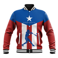 Puerto Rican Baseball Baseball Jacket Boricua Flag Sports