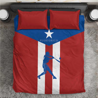 Puerto Rican Baseball Bedding Set Boricua Flag Sports