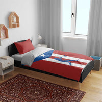 Puerto Rican Baseball Bedding Set Boricua Flag Sports