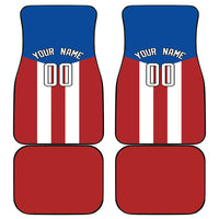 Puerto Rican Baseball Car Mats Boricua Flag Sports