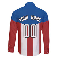 Puerto Rican Baseball Family Matching Long Sleeve Bodycon Dress and Hawaiian Shirt Boricua Flag Sports