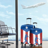 Puerto Rican Baseball Luggage Cover Boricua Flag Sports
