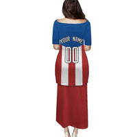 Puerto Rican Baseball Puletasi Boricua Flag Sports