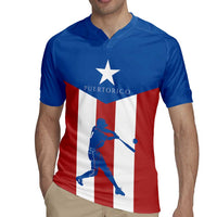 Puerto Rican Baseball Rugby Jersey Boricua Flag Sports
