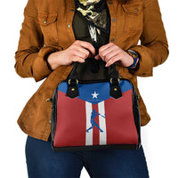 Puerto Rican Baseball Shoulder Handbag Boricua Flag Sports