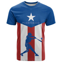 Puerto Rican Baseball T Shirt Boricua Flag Sports