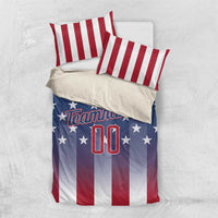 Personalized Team Name American Bedding Set USA Flag Fashion Sports