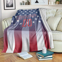 Personalized Team Name American Blanket USA Flag Fashion Sports
