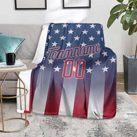 Personalized Team Name American Blanket USA Flag Fashion Sports