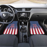 Personalized Team Name American Car Mats USA Flag Fashion Sports