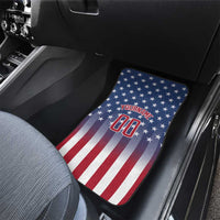 Personalized Team Name American Car Mats USA Flag Fashion Sports