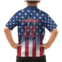 Personalized Team Name American Family Matching Mermaid Dress and Hawaiian Shirt USA Flag Fashion Sports