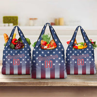 Personalized Team Name American Grocery Bag USA Flag Fashion Sports
