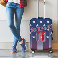 Personalized Team Name American Luggage Cover USA Flag Fashion Sports