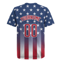 Personalized Team Name American Rugby Jersey USA Flag Fashion Sports