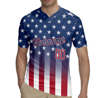 Personalized Team Name American Rugby Jersey USA Flag Fashion Sports