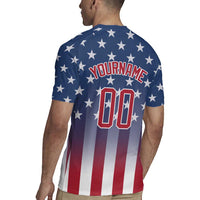 Personalized Team Name American Rugby Jersey USA Flag Fashion Sports