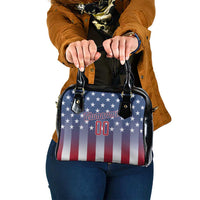 Personalized Team Name American Shoulder Handbag USA Flag Fashion Sports