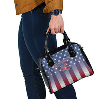 Personalized Team Name American Shoulder Handbag USA Flag Fashion Sports