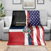 Dominican Republic Blanket Made In America with Dominican Parts DT03