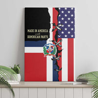 Dominican Republic Canvas Wall Art Made In America with Dominican Parts DT03