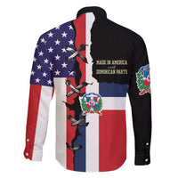 Dominican Republic Family Matching Puletasi and Hawaiian Shirt Made In America with Dominican Parts DT03