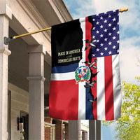Dominican Republic Garden Flag Made In America with Dominican Parts DT03