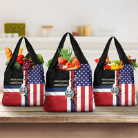 Dominican Republic Grocery Bag Made In America with Dominican Parts DT03