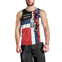 Dominican Republic Men Tank Top Made In America with Dominican Parts DT03