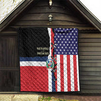 Dominican Republic Quilt Made In America with Dominican Parts DT03