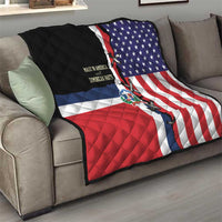 Dominican Republic Quilt Made In America with Dominican Parts DT03