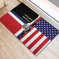Dominican Republic Rubber Doormat Made In America with Dominican Parts DT03