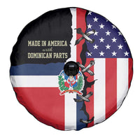 Dominican Republic Spare Tire Cover Made In America with Dominican Parts DT03