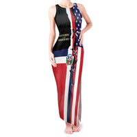 Dominican Republic Tank Maxi Dress Made In America with Dominican Parts DT03
