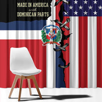 Dominican Republic Window Curtain Made In America with Dominican Parts DT03