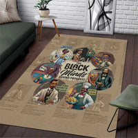 The Black Minds Behind Progress Area Rug Africa Black Invention - Wonder Print Shop
