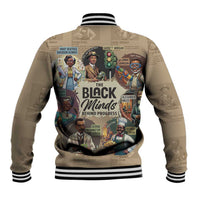 The Black Minds Behind Progress Baseball Jacket Africa Black Invention - Wonder Print Shop
