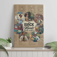The Black Minds Behind Progress Canvas Wall Art Africa Black Invention - Wonder Print Shop