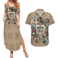 The Black Minds Behind Progress Couples Matching Summer Maxi Dress and Hawaiian Shirt Africa Black Invention - Wonder Print Shop