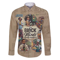 The Black Minds Behind Progress Family Matching Puletasi and Hawaiian Shirt Africa Black Invention - Wonder Print Shop
