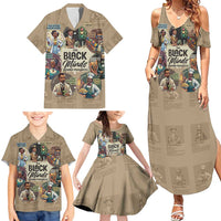 The Black Minds Behind Progress Family Matching Summer Maxi Dress and Hawaiian Shirt Africa Black Invention - Wonder Print Shop