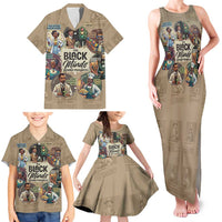 The Black Minds Behind Progress Family Matching Tank Maxi Dress and Hawaiian Shirt Africa Black Invention - Wonder Print Shop