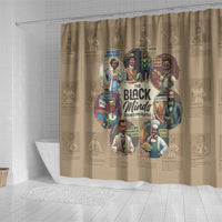 The Black Minds Behind Progress Shower Curtain Africa Black Invention